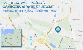 PORADNIA NEUROLOGICZNA DOROSŁYCH - SZPITAL NA WYSPIE SPÓŁKA Z OGRANICZONĄ ODPOWIEDZIALNOŚCIĄ - UL. SKARBOWA 2,  ŻARY