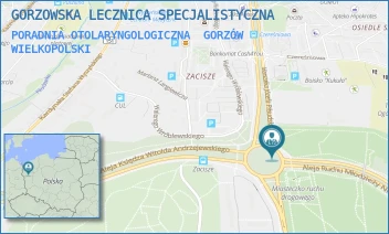 PORADNIA OTOLARYNGOLOGICZNA - GORZOWSKA LECZNICA SPECJALISTYCZNA - RONDO MARSZ. JÓZEFA PIŁSUDSKIEGO 1B,  GORZÓW WIELKOPOLSKI