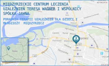 PORADNIA TERAPII UZALEŻNIEŃ DLA DZIECI I MŁODZIEŻY - MIĘDZYRZECKIE CENTRUM LECZENIA UZALEŻNIEŃ TERESA WAGNER I WSPÓLNICY SPÓŁKA JAWNA - UL. KAZIMIERZA WIELKIEGO 2,  MIĘDZYRZECZ