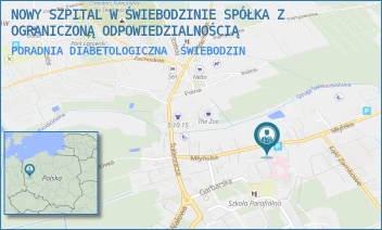 PORADNIA DIABETOLOGICZNA - NOWY SZPITAL W ŚWIEBODZINIE SPÓŁKA Z OGRANICZONĄ ODPOWIEDZIALNOŚCIĄ - MŁYŃSKA 6,  ŚWIEBODZIN