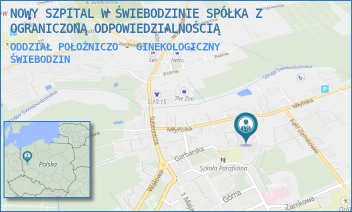 ODDZIAŁ POŁOŻNICZO - GINEKOLOGICZNY - NOWY SZPITAL W ŚWIEBODZINIE SPÓŁKA Z OGRANICZONĄ ODPOWIEDZIALNOŚCIĄ - UL. MŁYŃSKA 6,  ŚWIEBODZIN