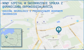 ODDZIAŁ NEUROLOGII Z PODODDZIAŁEM UDAROWYM - NOWY SZPITAL W ŚWIEBODZINIE SPÓŁKA Z OGRANICZONĄ ODPOWIEDZIALNOŚCIĄ - UL. MŁYŃSKA 6,  ŚWIEBODZIN