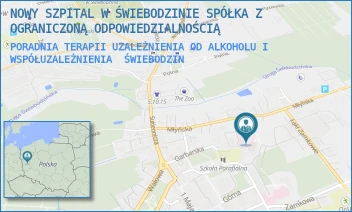 PORADNIA TERAPII UZALEŻNIENIA OD ALKOHOLU I WSPÓŁUZALEŻNIENIA - NOWY SZPITAL W ŚWIEBODZINIE SPÓŁKA Z OGRANICZONĄ ODPOWIEDZIALNOŚCIĄ - UL. MŁYŃSKA 6,  ŚWIEBODZIN