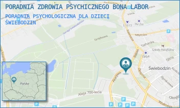 PORADNIA PSYCHOLOGICZNA DLA DZIECI - PORADNIA ZDROWIA PSYCHICZNEGO BONA LABOR - UL. WAŁOWA 14C,  ŚWIEBODZIN