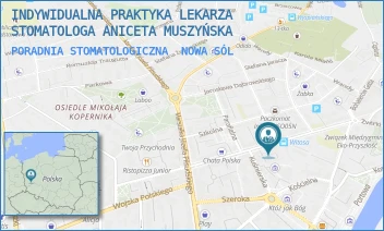 PORADNIA STOMATOLOGICZNA - INDYWIDUALNA PRAKTYKA LEKARZA STOMATOLOGA ANICETA MUSZYŃSKA - UL. W. WITOSA 18/35,  NOWA SÓL