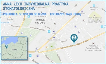 PORADNIA STOMATOLOGICZNA - ANNA LECH INDYWIDUALNA PRAKTYKA STOMATOLOGICZNA - UL. KARD. STEFANA WYSZYŃSKIEGO 23,  KOSTRZYN NAD ODRĄ