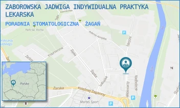 PORADNIA STOMATOLOGICZNA - ZABOROWSKA JADWIGA INDYWIDUALNA PRAKTYKA LEKARSKA - UL. WŁÓKNIARZY 16,  ŻAGAŃ