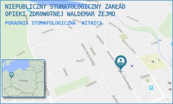 PORADNIA STOMATOLOGICZNA - NIEPUBLICZNY STOMATOLOGICZNY ZAKŁAD OPIEKI ZDROWOTNEJ WALDEMAR ŻEJMO - UL. SIKORSKIEGO 70,  WITNICA