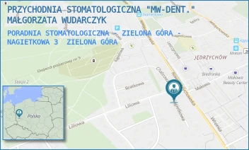 PORADNIA STOMATOLOGICZNA - ZIELONA GÓRA - NAGIETKOWA 3 - PRZYCHODNIA STOMATOLOGICZNA "MW-DENT." MAŁGORZATA WUDARCZYK - UL. NAGIETKOWA 3,  ZIELONA GÓRA