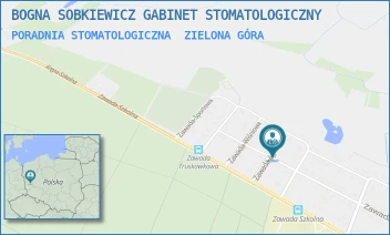 PORADNIA STOMATOLOGICZNA - BOGNA SOBKIEWICZ GABINET STOMATOLOGICZNY - UL. ZAWADA-AGRESTOWA 7,  ZIELONA GÓRA