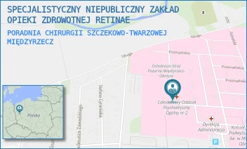 PORADNIA CHIRURGII SZCZEKOWO-TWARZOWEJ - SPECJALISTYCZNY NIEPUBLICZNY ZAKŁAD OPIEKI ZDROWOTNEJ RETINAE - UL. POZNAŃSKA 109,  MIĘDZYRZECZ