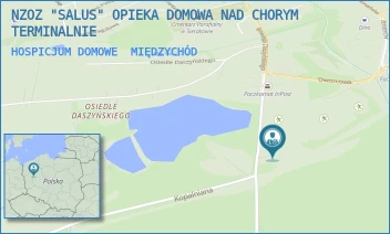 HOSPICJUM DOMOWE - NZOZ "SALUS" OPIEKA DOMOWA NAD CHORYM TERMINALNIE - IGNACEGO DASZYŃSKIEGO 19D,  MIĘDZYCHÓD