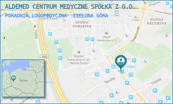 PORADNIA LOGOPEDYCZNA - ALDEMED CENTRUM MEDYCZNE SPÓŁKA Z O.O. - UL. OSIEDLE ŚLĄSKIE 5D,  ZIELONA GÓRA