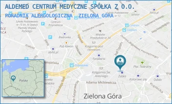 PORADNIA ALERGOLOGICZNA - ALDEMED CENTRUM MEDYCZNE SPÓŁKA Z O.O. - UL. AL.NIEPODLEGŁOŚCI 1,  ZIELONA GÓRA