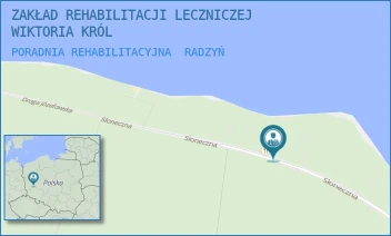 PORADNIA REHABILITACYJNA - ZAKŁAD REHABILITACJI LECZNICZEJ WIKTORIA KRÓL - SŁONECZNA 51,  RADZYŃ