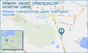 PORADNIA STOMATOLOGICZNA LANGER STOMATOLOGIA - PRYWATNY GABINET STOMATOLOGICZNY KATARZYNA LANGER - UL. SZPROTAWSKA 21/109,  KOŻUCHÓW
