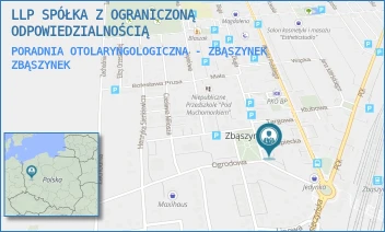 PORADNIA OTOLARYNGOLOGICZNA - ZBĄSZYNEK - LLP SPÓŁKA Z OGRANICZONĄ ODPOWIEDZIALNOŚCIĄ - UL. DŁUGA 1,  ZBĄSZYNEK