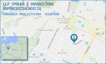PORADNIA OKULISTYCZNA - LLP SPÓŁKA Z OGRANICZONĄ ODPOWIEDZIALNOŚCIĄ - UL. KRAŃCOWA 2A,  SULECHÓW