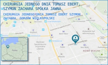 CHIRURGIA JEDNEGO DNIA TOMASZ EBERT SZYMON ZACHARA - CHIRURGIA JEDNEGO DNIA TOMASZ EBERT, SZYMON ZACHARA SPÓŁKA JAWNA - UL. EDWARDA BOROWSKIEGO 2A-3,  GORZÓW WIELKOPOLSKI