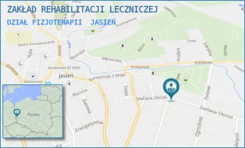 DZIAŁ FIZJOTERAPII - ZAKŁAD REHABILITACJI LECZNICZEJ - UL. OKRZEI 5,  JASIEŃ