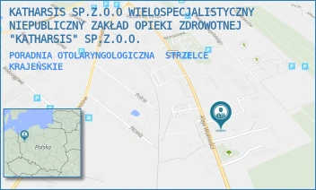 PORADNIA OTOLARYNGOLOGICZNA - KATHARSIS SP.Z.O.O WIELOSPECJALISTYCZNY NIEPUBLICZNY ZAKŁAD OPIEKI ZDROWOTNEJ "KATHARSIS" SP.Z.O.O. - UL. AL. WOLNOŚCI 9K,  STRZELCE KRAJEŃSKIE