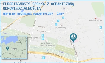 MOBILNY REZONANS MAGNETYCZNY - EURODIAGNOSIS SPÓŁKA Z OGRANICZONĄ ODPOWIEDZIALNOŚCIĄ - DOMAŃSKIEGO 2,  ŻARY