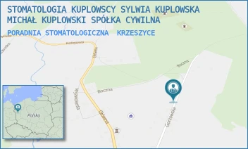 PORADNIA STOMATOLOGICZNA - STOMATOLOGIA KUPLOWSCY SYLWIA KUPLOWSKA MICHAŁ KUPLOWSKI SPÓŁKA CYWILNA - UL. GORZOWSKA 7/8,  KRZESZYCE