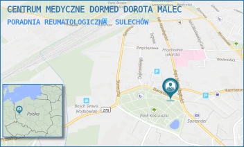 PORADNIA REUMATOLOGICZNA - CENTRUM MEDYCZNE DORMED DOROTA MALEC - BANKOWA 1,  SULECHÓW
