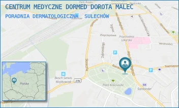 PORADNIA DERMATOLOGICZNA - CENTRUM MEDYCZNE DORMED DOROTA MALEC - BANKOWA 1,  SULECHÓW