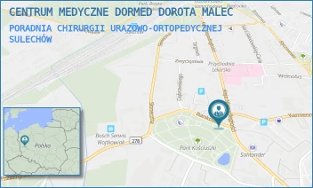PORADNIA CHIRURGII URAZOWO-ORTOPEDYCZNEJ - CENTRUM MEDYCZNE DORMED DOROTA MALEC - BANKOWA 1,  SULECHÓW