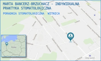 PORADNIA STOMATOLOGICZNA - MARTA BANCERZ-BRZUCHACZ - INDYWIDUALNA PRAKTYKA STOMATOLOGICZNA - UL. TRAUGUTTA 1C/2,  WITNICA