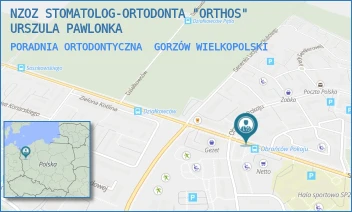 PORADNIA ORTODONTYCZNA - NZOZ STOMATOLOG-ORTODONTA "ORTHOS" URSZULA PAWLONKA - UL. SZARYCH SZEREGÓW 38,  GORZÓW WIELKOPOLSKI