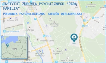 PORADNIA PSYCHOLOGICZNA - INSTYTUT ZDROWIA PSYCHICZNEGO "PARA FAMILIA" - UL. FRANCISZKA WALCZAKA 12B,  GORZÓW WIELKOPOLSKI