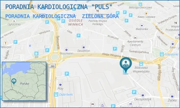 PORADNIA KARDIOLOGICZNA - PORADNIA KARDIOLOGICZNA "PULS" - UL. WANDY 27,  ZIELONA GÓRA