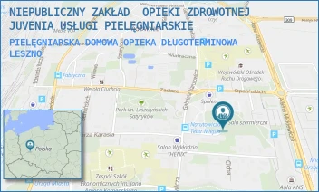 PIELĘGNIARSKA DOMOWA OPIEKA DŁUGOTERMINOWA - NIEPUBLICZNY ZAKŁAD  OPIEKI ZDROWOTNEJ JUVENIA USŁUGI PIELĘGNIARSKIE - KORCZAKA 1,  LESZNO