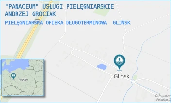 PIELĘGNIARSKA OPIEKA DŁUGOTERMINOWA - "PANACEUM" USŁUGI PIELĘGNIARSKIE ANDRZEJ GROCIAK - GLIŃSK 51,  GLIŃSK