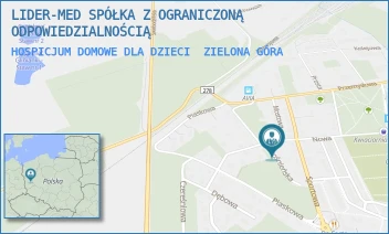 HOSPICJUM DOMOWE DLA DZIECI - LIDER-MED SPÓŁKA Z OGRANICZONĄ ODPOWIEDZIALNOŚCIĄ - UL. KROŚNIEŃSKA 3,  ZIELONA GÓRA