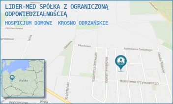 HOSPICJUM DOMOWE - LIDER-MED SPÓŁKA Z OGRANICZONĄ ODPOWIEDZIALNOŚCIĄ - UL. WŁADYSŁAWA JAGIEŁŁY 5,  KROSNO ODRZAŃSKIE