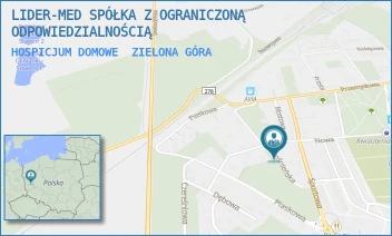 HOSPICJUM DOMOWE - LIDER-MED SPÓŁKA Z OGRANICZONĄ ODPOWIEDZIALNOŚCIĄ - UL. KROŚNIEŃSKA 3,  ZIELONA GÓRA