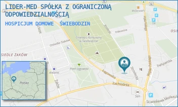 HOSPICJUM DOMOWE - LIDER-MED SPÓŁKA Z OGRANICZONĄ ODPOWIEDZIALNOŚCIĄ - UL. STRZELECKA 1,  ŚWIEBODZIN