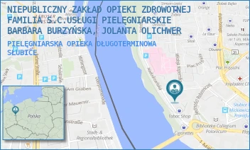 PIELĘGNIARSKA OPIEKA DŁUGOTERMINOWA - NIEPUBLICZNY ZAKŁAD OPIEKI ZDROWOTNEJ FAMILIA S.C.USŁUGI PIELĘGNIARSKIE BARBARA BURZYŃSKA, JOLANTA OLICHWER - MICKIEWICZA 5,  SŁUBICE