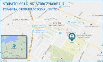 PORADNIA STOMATOLOGICZNA - STOMATOLOGIA NA STORCZYKOWEJ 7 - UL. KANCLERZA ANDRZEJA ZAMOYSKIEGO 1,  KUTNO