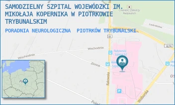 PORADNIA NEUROLOGICZNA - SAMODZIELNY SZPITAL WOJEWÓDZKI IM. MIKOŁAJA KOPERNIKA W PIOTRKOWIE TRYBUNALSKIM - UL. RAKOWSKA 15,  PIOTRKÓW TRYBUNALSKI