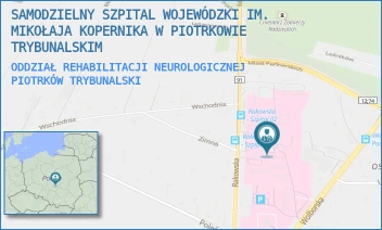 ODDZIAŁ REHABILITACJI NEUROLOGICZNEJ - SAMODZIELNY SZPITAL WOJEWÓDZKI IM. MIKOŁAJA KOPERNIKA W PIOTRKOWIE TRYBUNALSKIM - UL. RAKOWSKA 15,  PIOTRKÓW TRYBUNALSKI