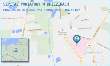 PRACOWNIA DIAGNOSTYKI OBRAZOWEJ - SZPITAL POWIATOWY W BRZEZINACH - UL. MARII SKŁODOWSKIEJ-CURIE 6,  BRZEZINY
