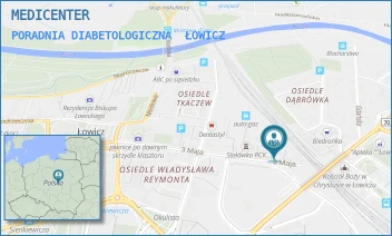 PORADNIA DIABETOLOGICZNA - MEDICENTER - UL. 3 MAJA 15,  ŁOWICZ