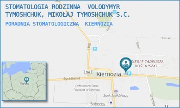 PORADNIA STOMATOLOGICZNA - STOMATOLOGIA RODZINNA  VOLODYMYR TYMOSHCHUK, MIKOŁAJ TYMOSHCHUK S.C. - UL. TADEUSZA KOŚCIUSZKI 3,  KIERNOZIA