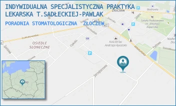 PORADNIA STOMATOLOGICZNA - INDYWIDUALNA SPECJALISTYCZNA PRAKTYKA LEKARSKA T.SADŁECKIEJ-PAWLAK - UL. OGRODOWA 25,  ZŁOCZEW