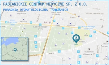 PORADNIA STOMATOLOGICZNA - PABIANICKIE CENTRUM MEDYCZNE SP. Z O.O. - UL. MOKRA 28/34,  PABIANICE