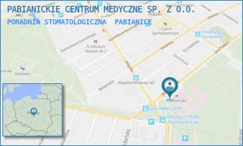 PORADNIA STOMATOLOGICZNA - PABIANICKIE CENTRUM MEDYCZNE SP. Z O.O. - UL. JANA PAWŁA II 68,  PABIANICE
